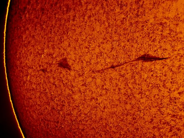 2016.03.26 Sun H-Alpha - Astrophotography