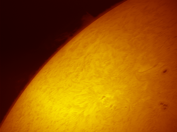 Sun in H-alpha - Astrophotography