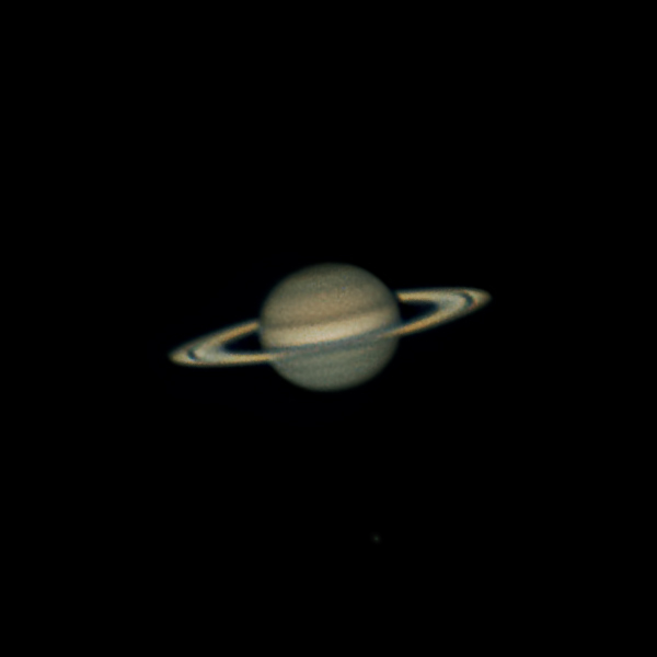 Saturn and Titan 15.08.23 - Astrophotography