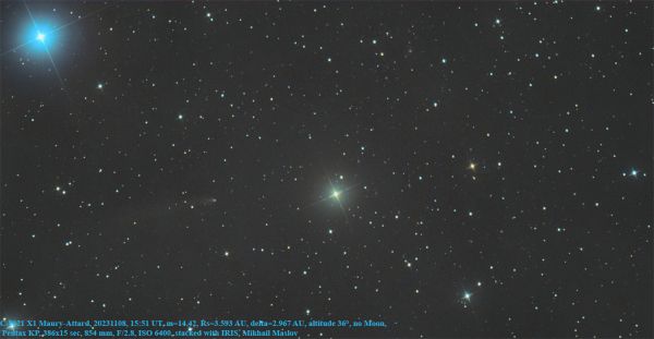 C/2021 X1 Maury-Attard - Astrophotography