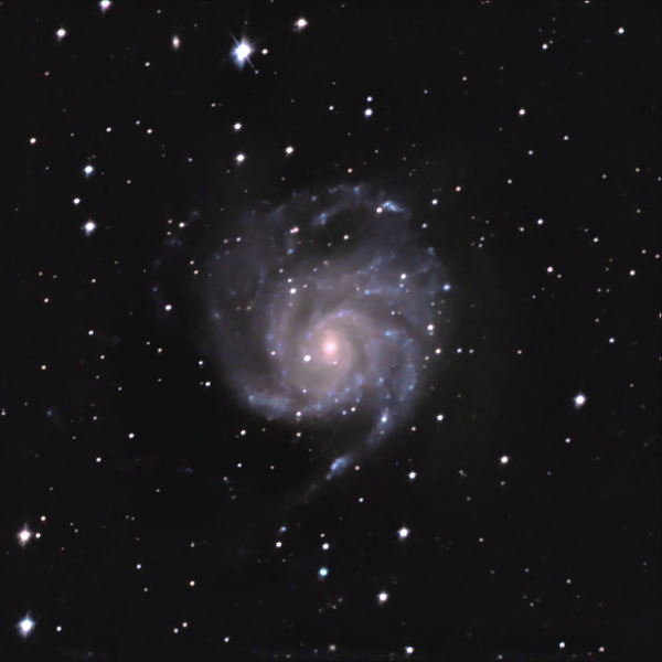 The Pinwheel Galaxy is a spiral galaxy in the constellation Ursa Major. 22-23.04.2023 - Astrophotography