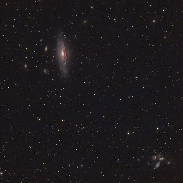 NGC 7331 and Stephan's Quintet - Astrophotography
