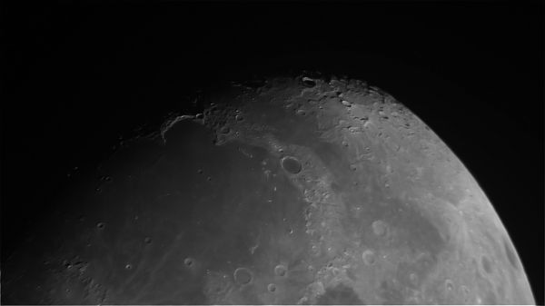 Rainbow Bay and Plato - Astrophotography