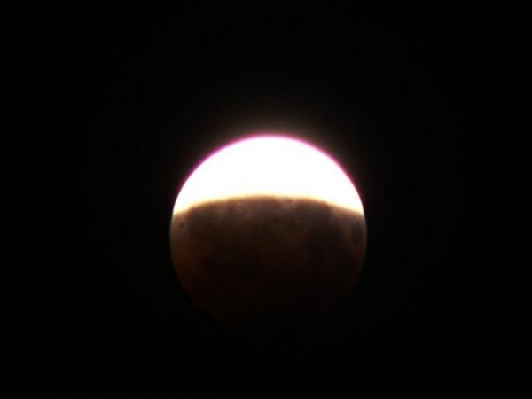 Lunar eclipse, 17 aug 2008, 1:36 - Astrophotography