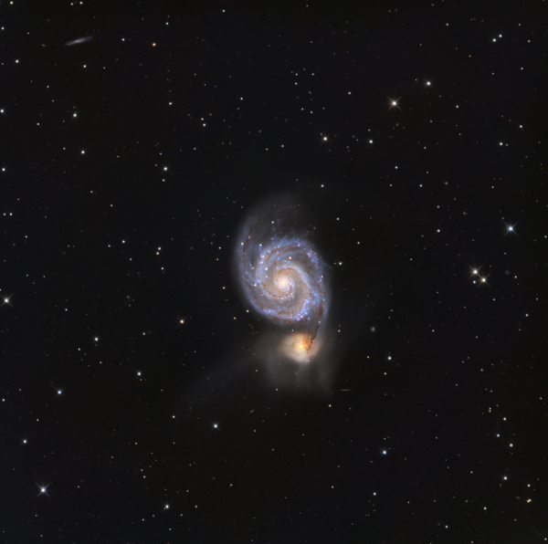 M51, Whirlpool Galaxy - Astrophotography