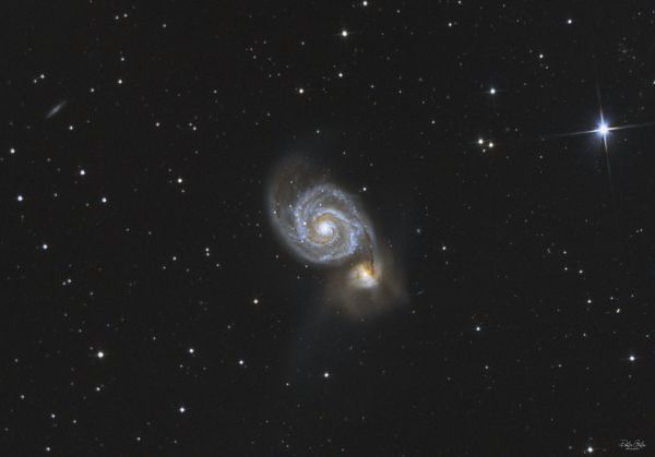 M51 Whirlpool galaxy - Astrophotography