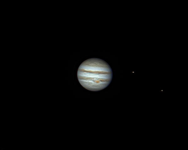 Jupiter, GRS and its moons Io and Europa. 09.30.2023 - Astrophotography