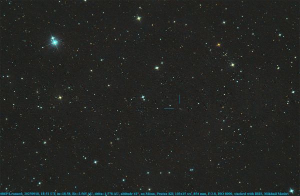 486P/Leonard - Astrophotography