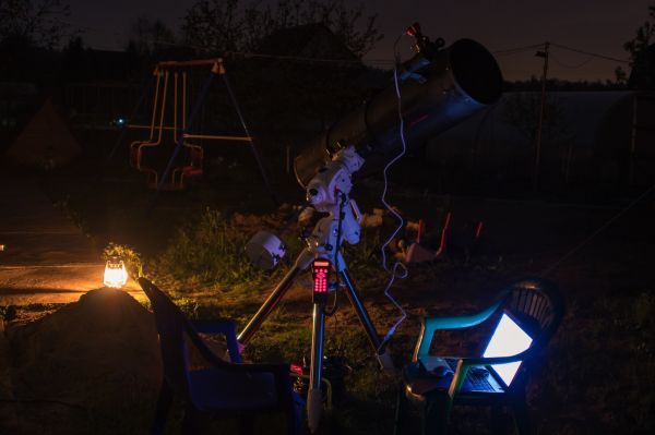 Setup in action - Astrophotography