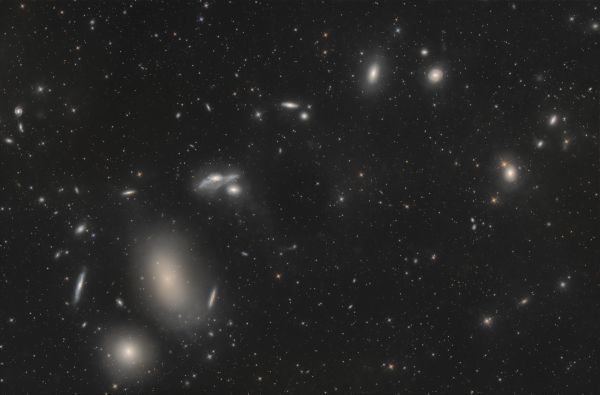 Markarian's Chain - Astrophotography
