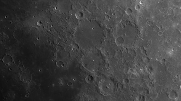 The Moon. Craters: Ptolemaeus, Alphonsus, Arzachel, Al-Battani. - Astrophotography