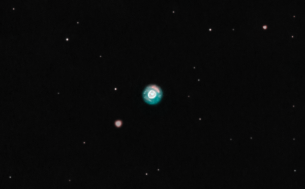 NGC 2392, also known as the Eskimo Nebula. - Astrophotography