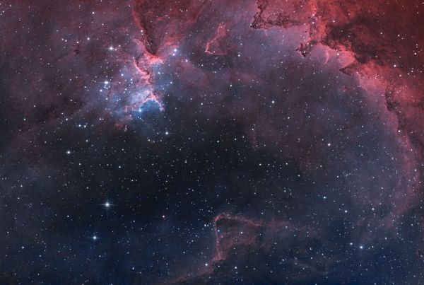 Fragment of the IC 1805 