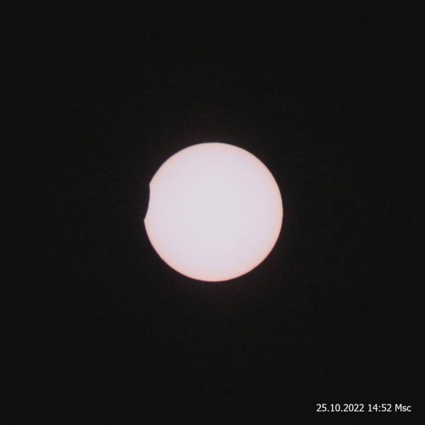Solar Eclipse in Lipetsk, 2022.10.25 - Astrophotography