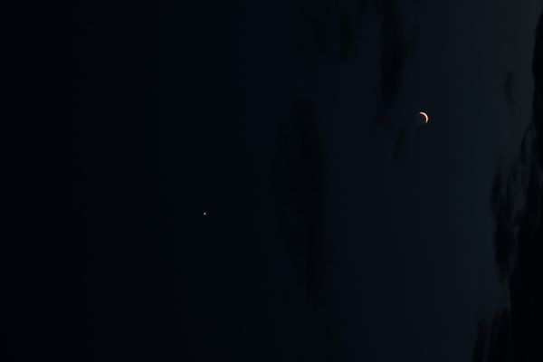 The Moon and Venus - Astrophotography